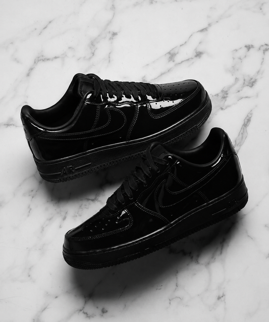 Airforce 1 Low Patent Leather Triple Black