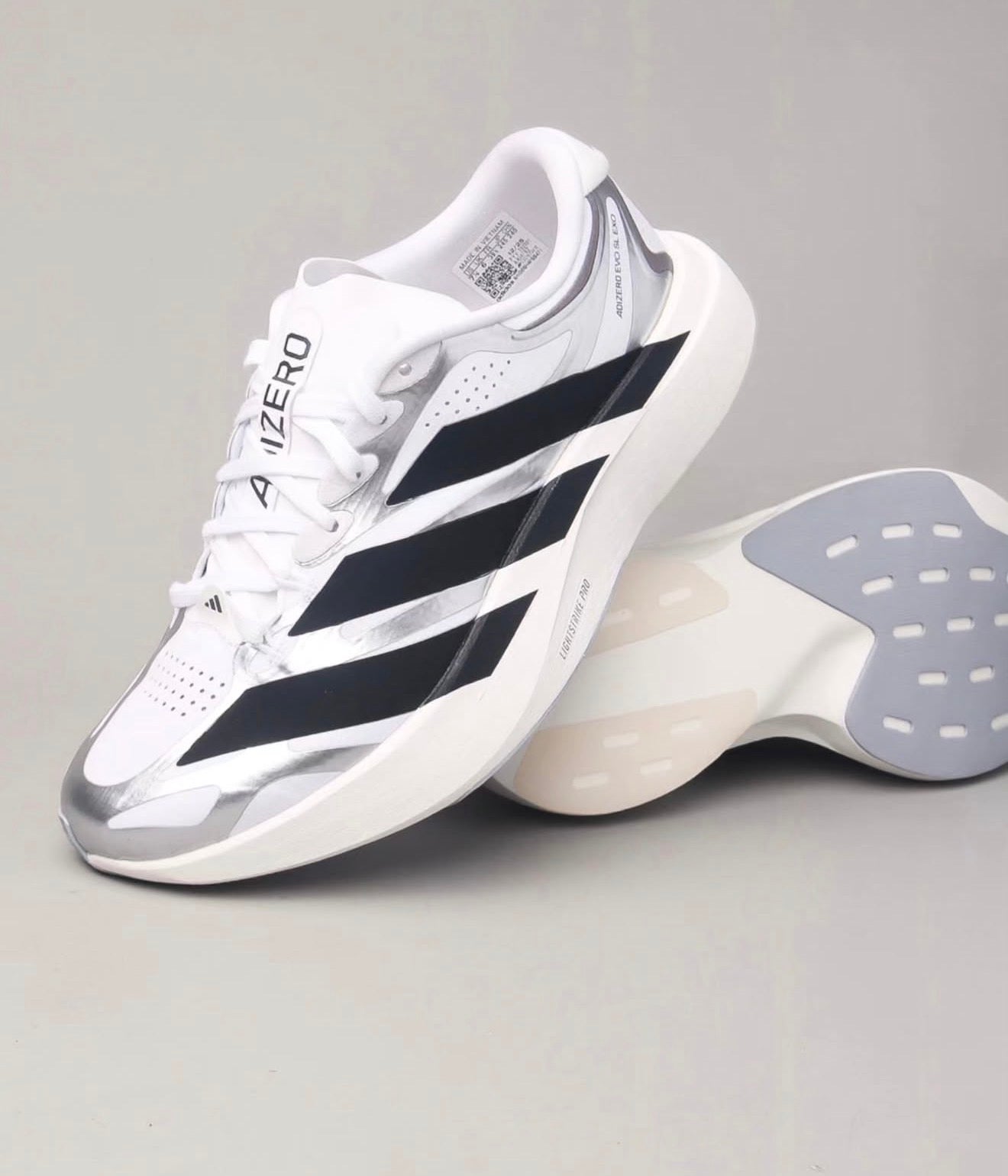 Adizero EVO SL EXO White Black Silver