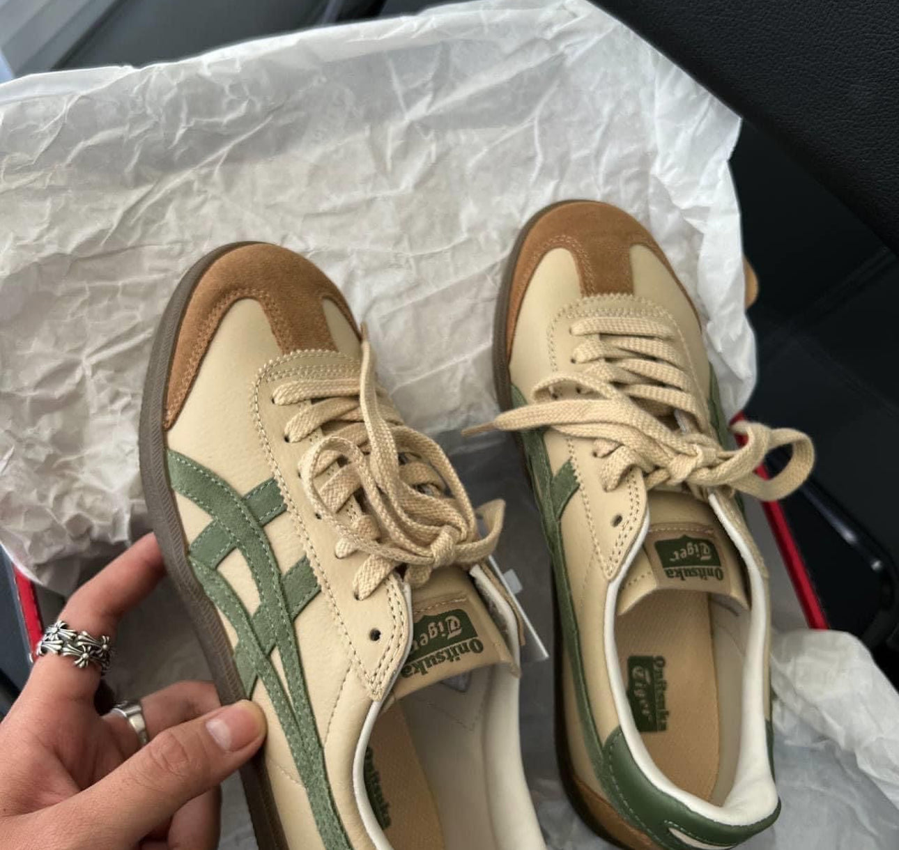 WMNs Tokuten Lace Up Brown/Green