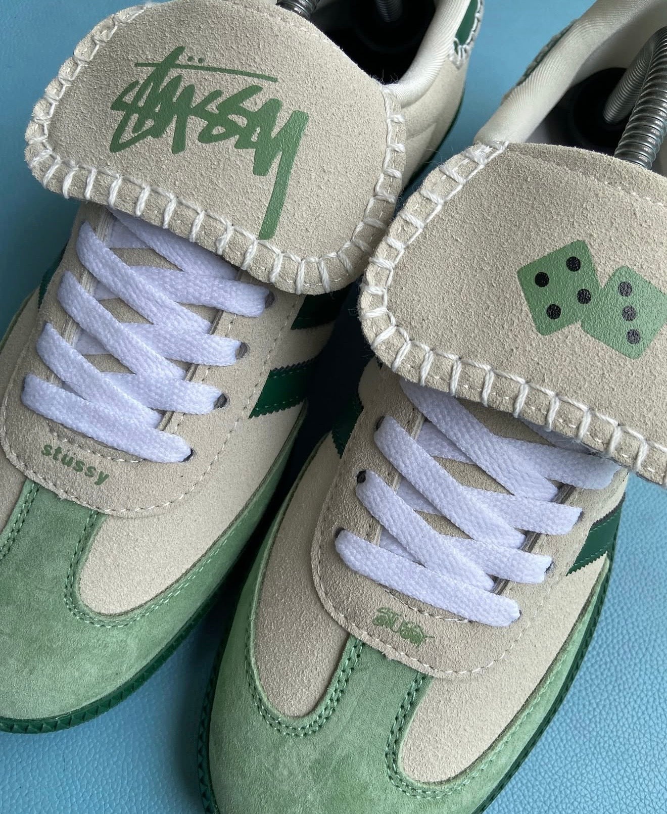 Samba x Stussy Green (custom)