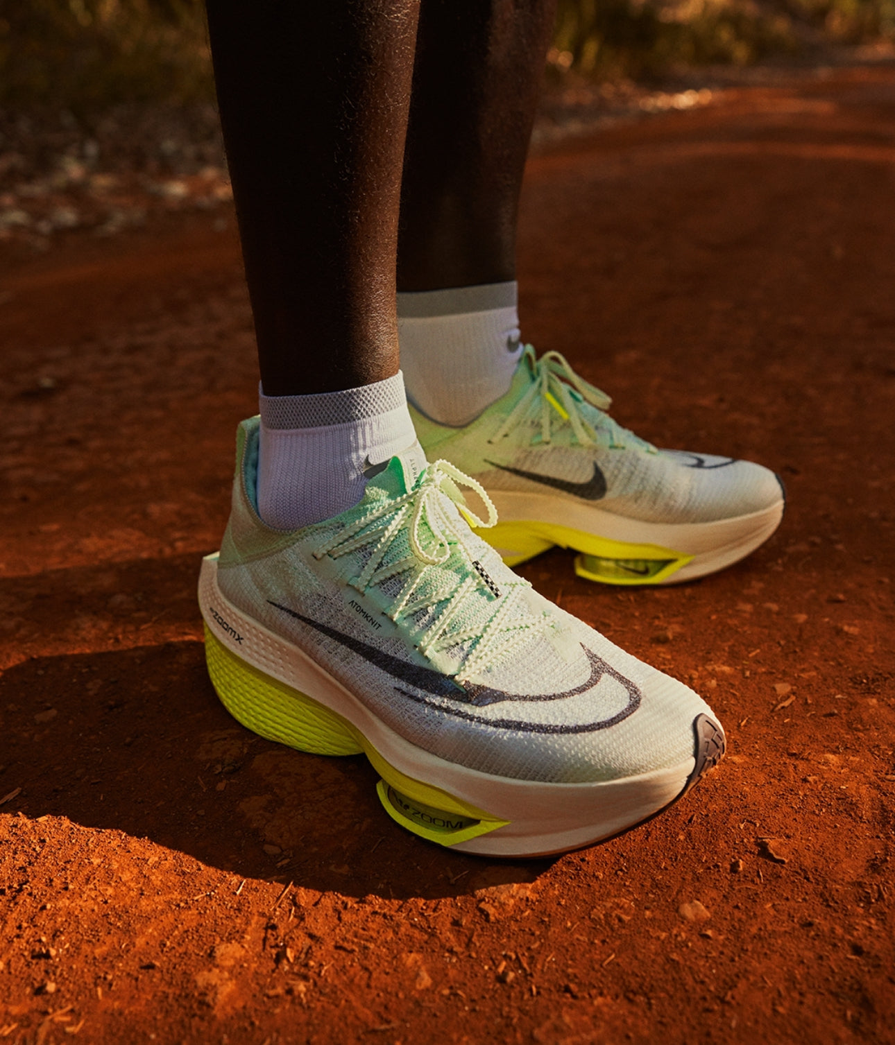 Air Zoom Alphafly Next % 2 “ White Neon “