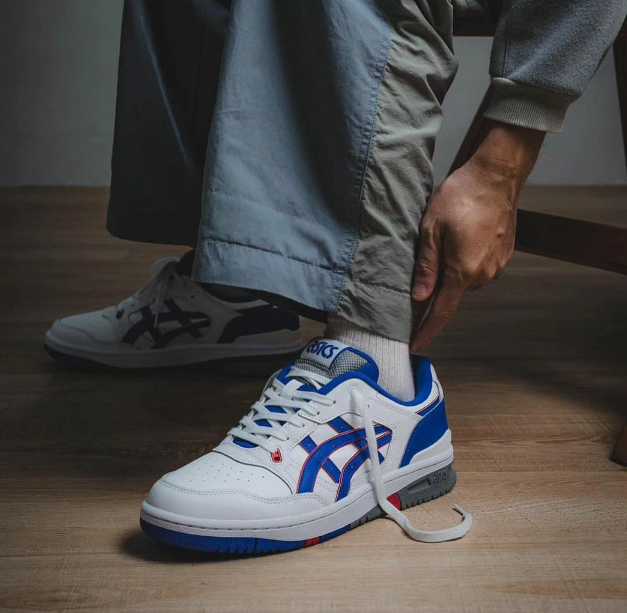 Asics EX89 “ White / Illusion Blue “