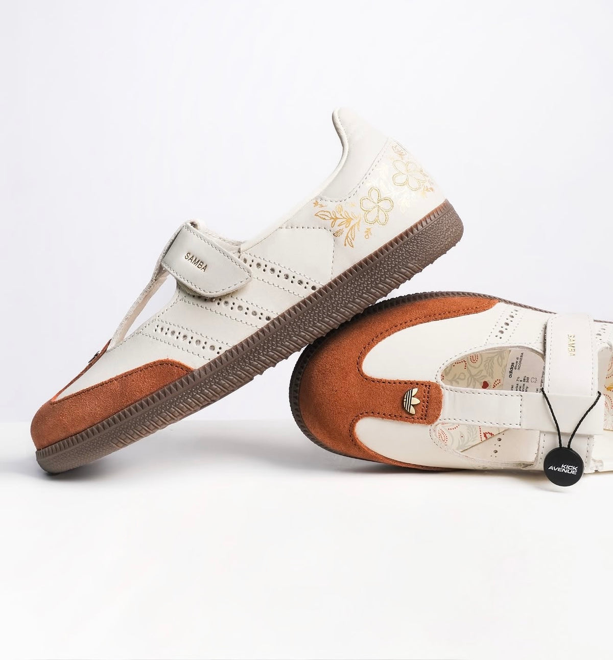 WMNs Samba Jane Summer Glow White Brown