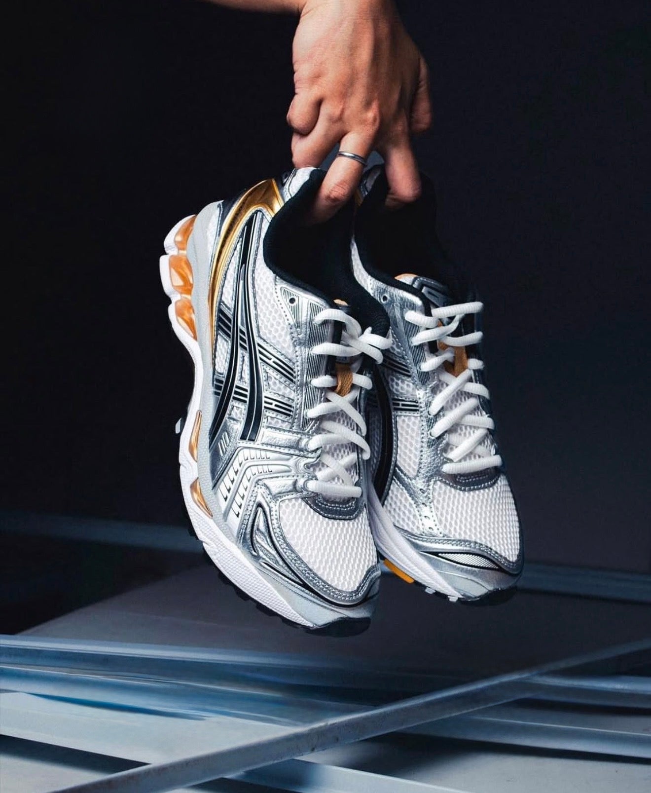 Gel Kayano 14 White Pure Gold