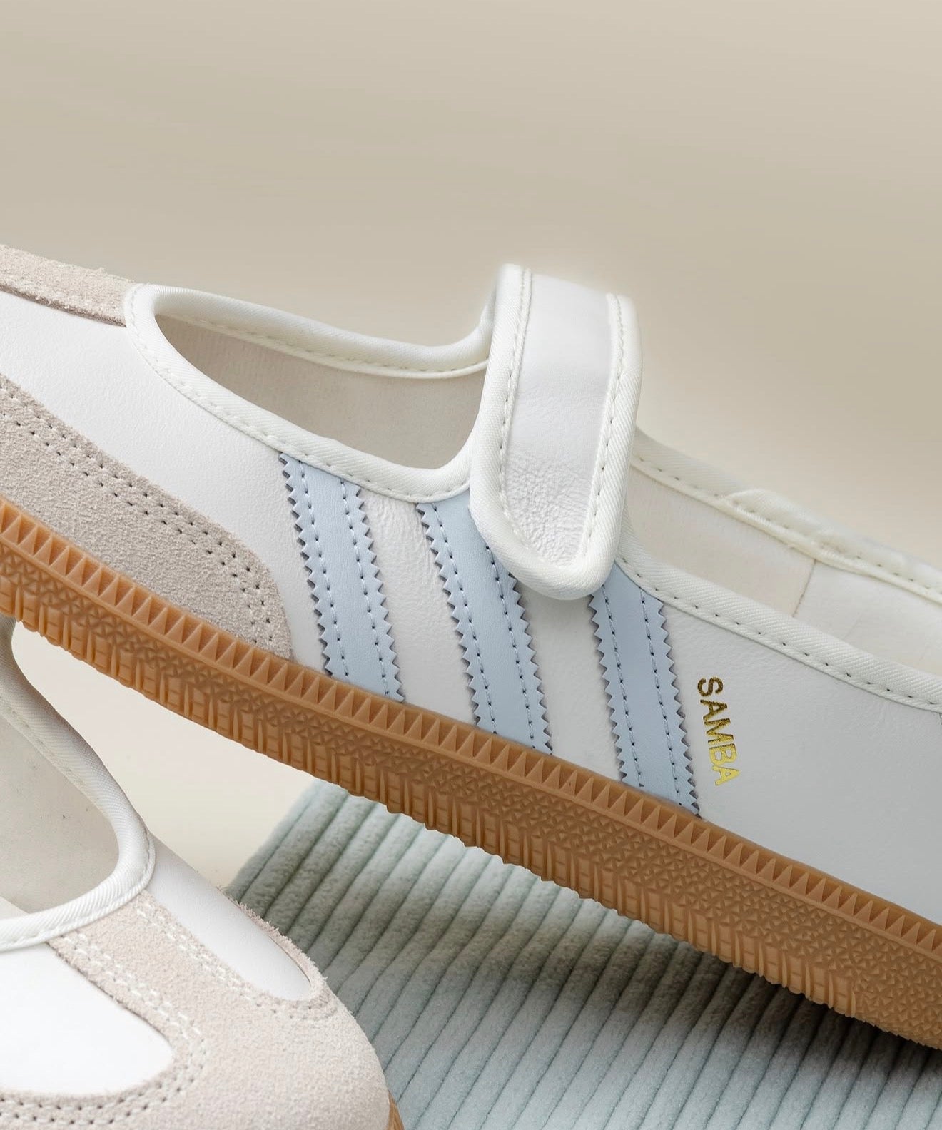 WMNs Samba Jane White Blue Gum