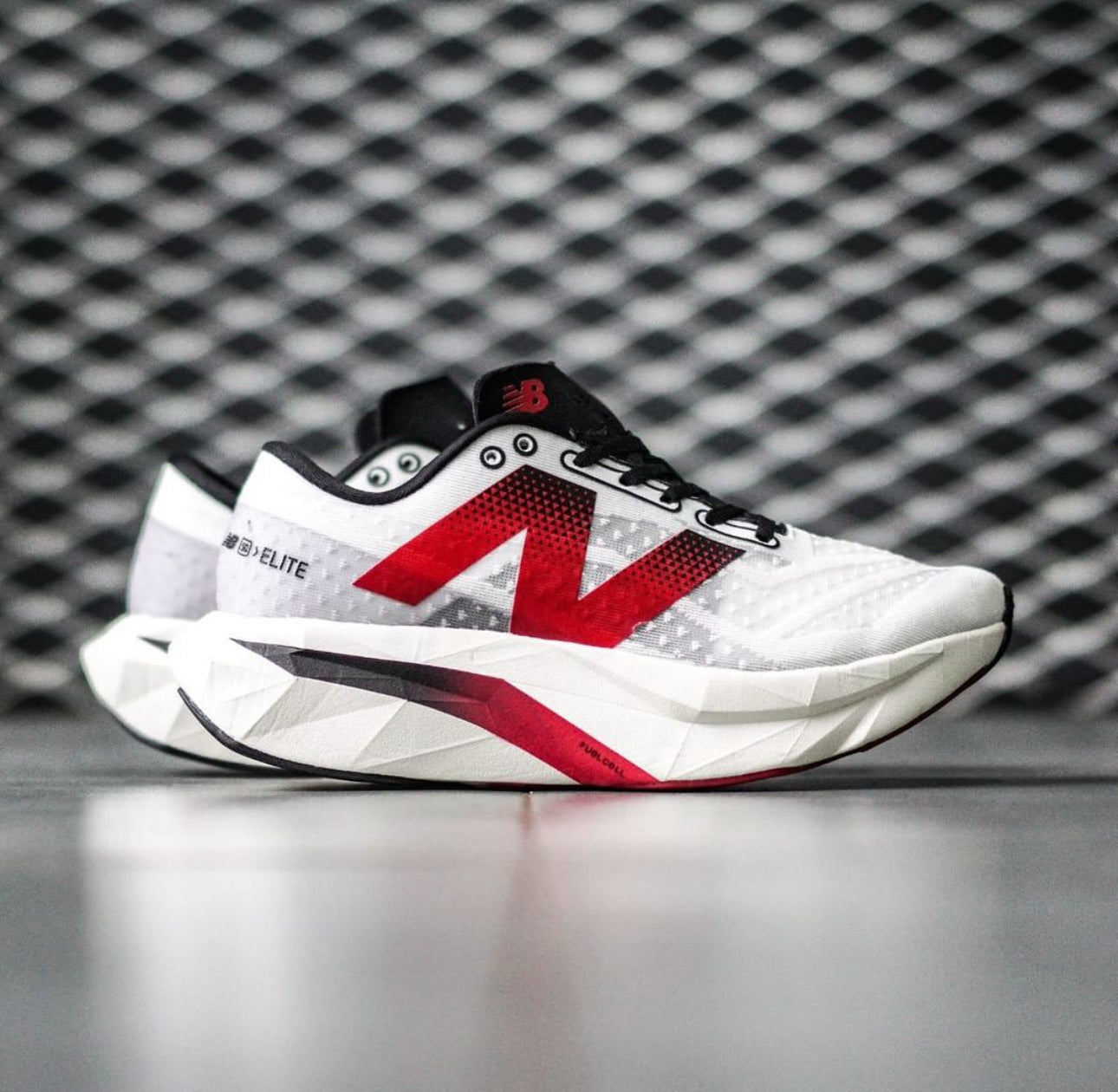 New Balance Fuel Cell SuperComp Elite V4 White Black Red