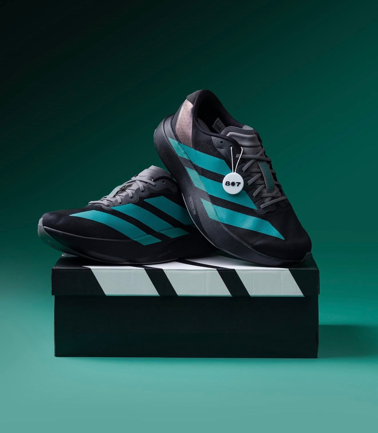 Adizero Evo SL Black Pure Teal