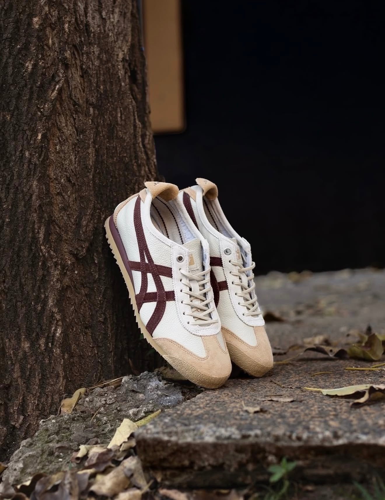 Mexico 66 SD Lace Up Vintage Putty Dark Brown