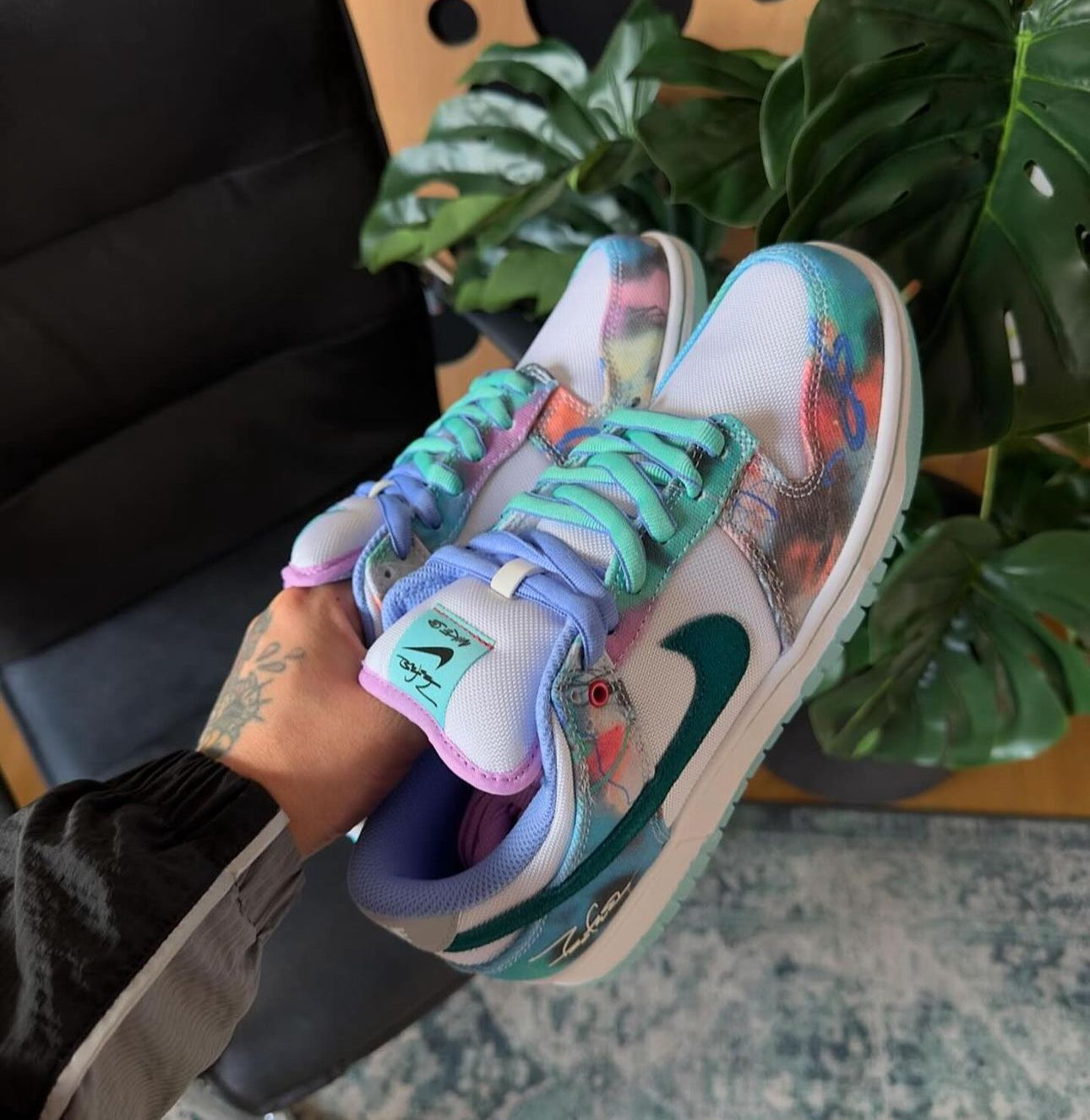 Dunk Low x Futura Laboratories “ Bleached Aqua “