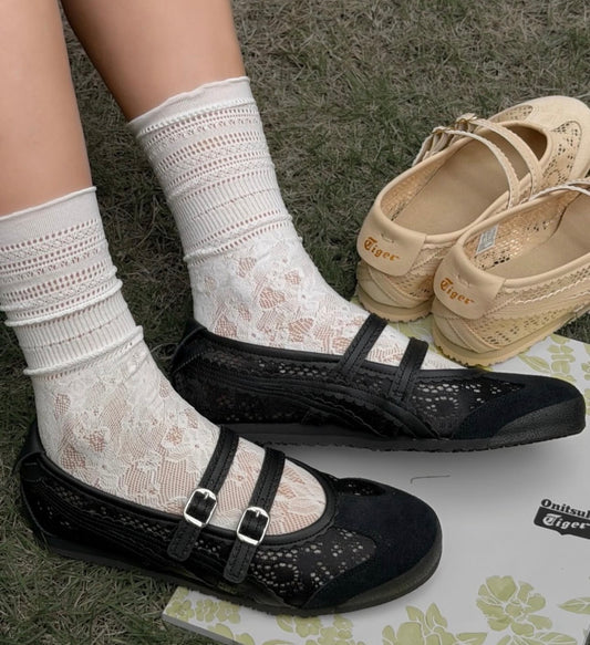 WMNs Tiger Mexico 66 TGRS Jacquard Mesh Black