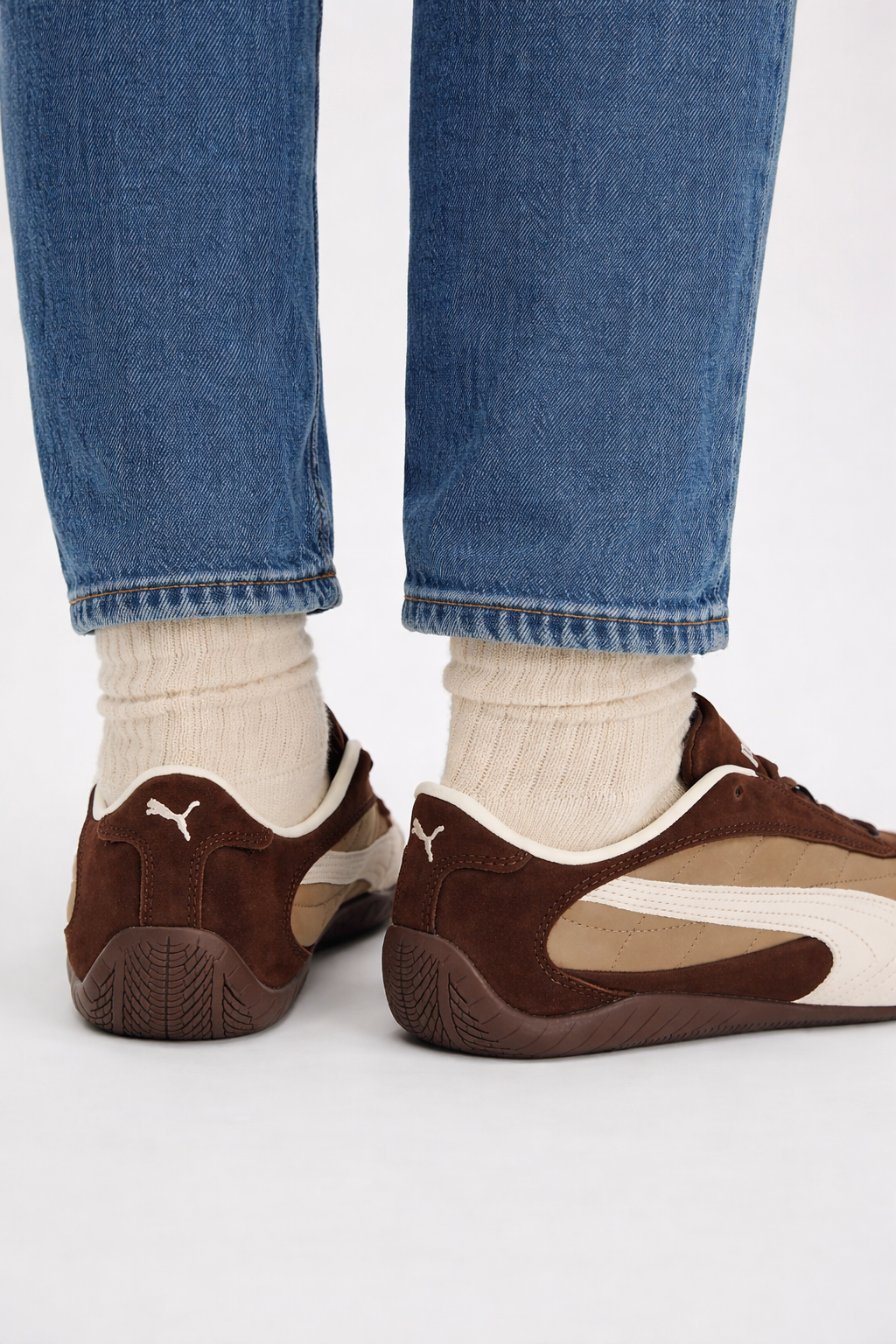 Puma Speedcat Plus Brown White