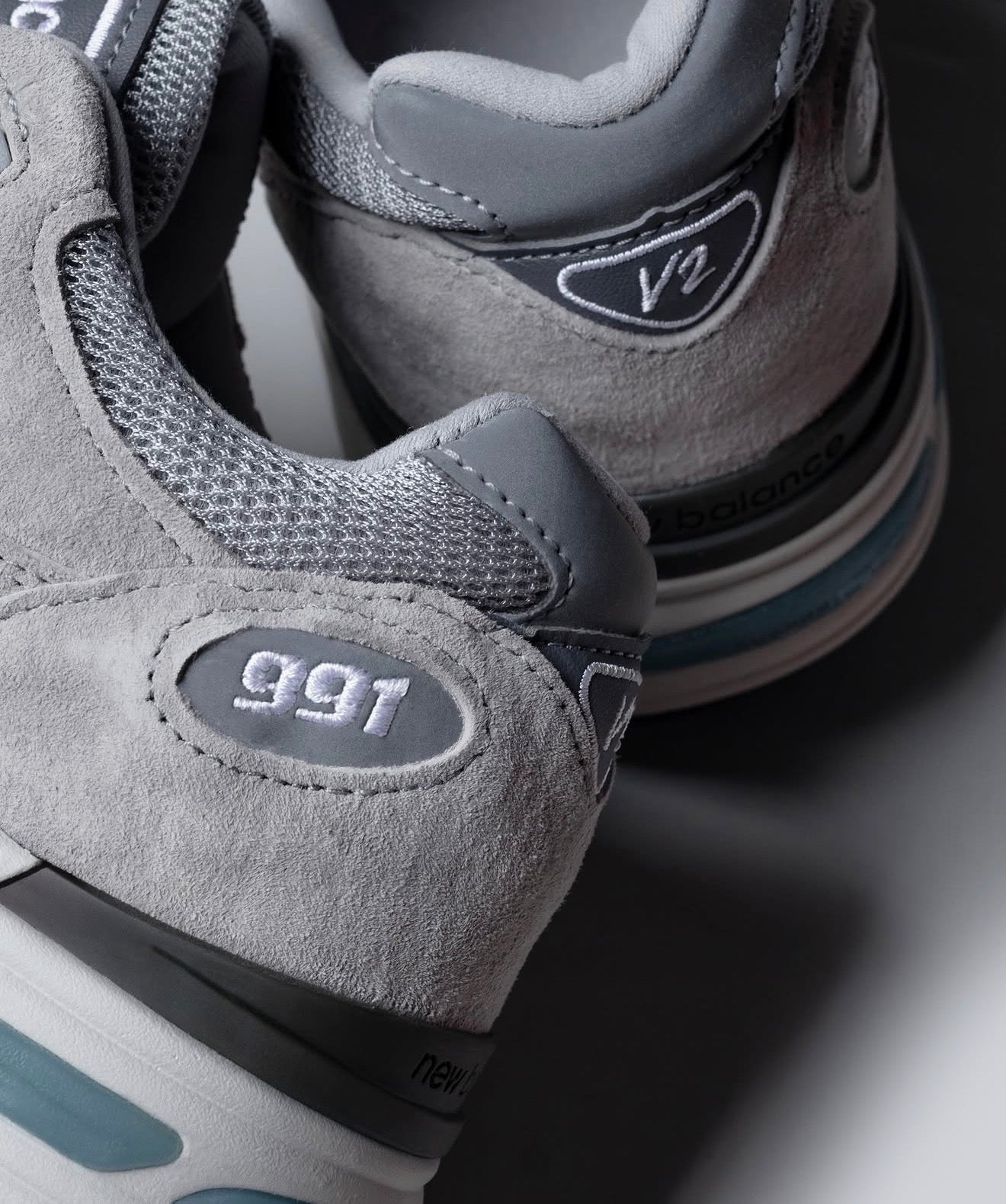 NB Balance 991v2 MiUK Rock Ridge Grey