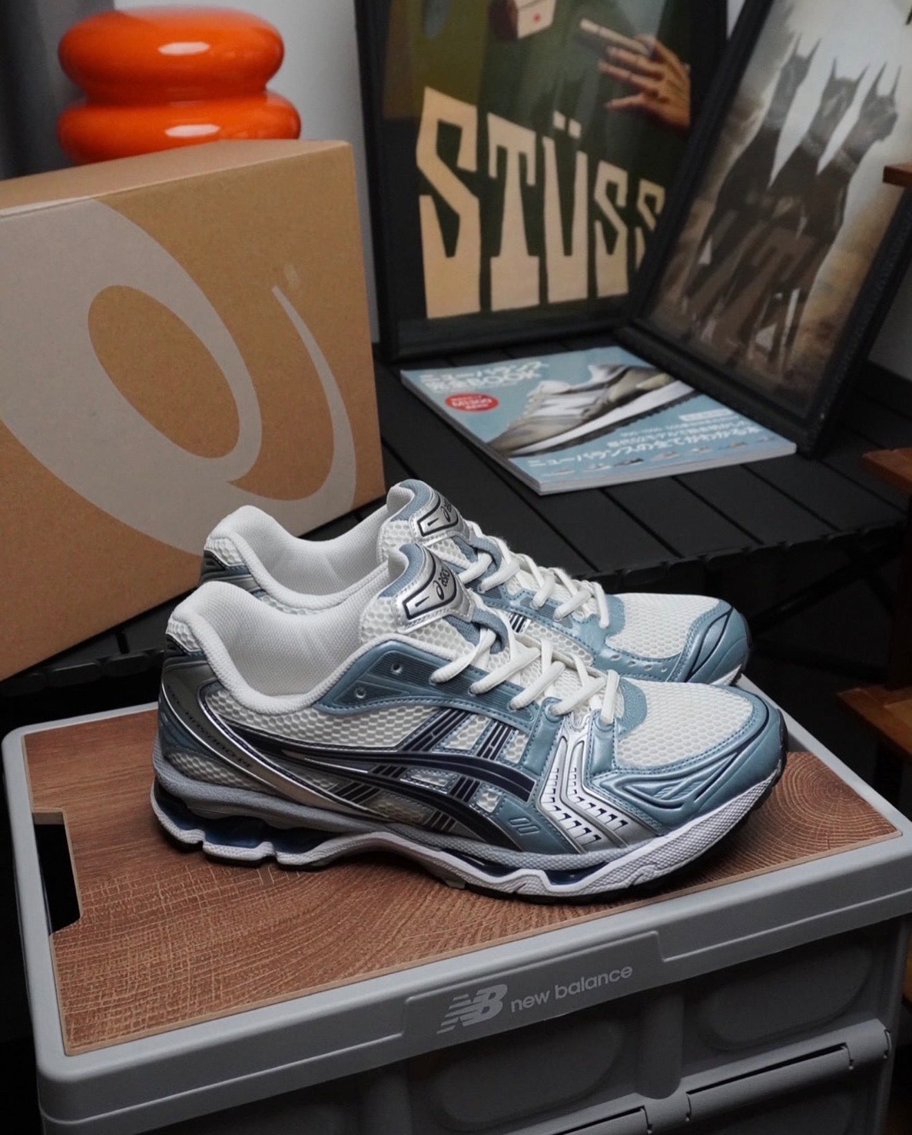 Gel-Kayano 14 White Fjord Grey