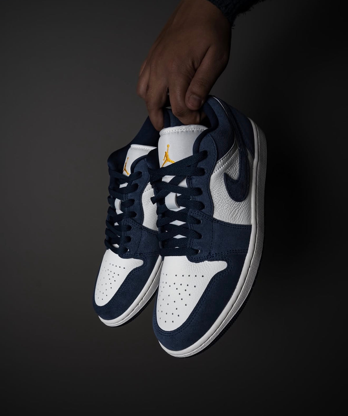 Air Jordan 1 Low Obsidian Suede
