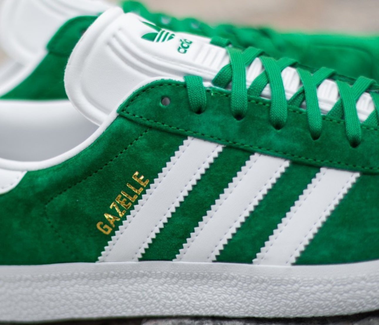 Gazelle Sneaker “ Green/White “