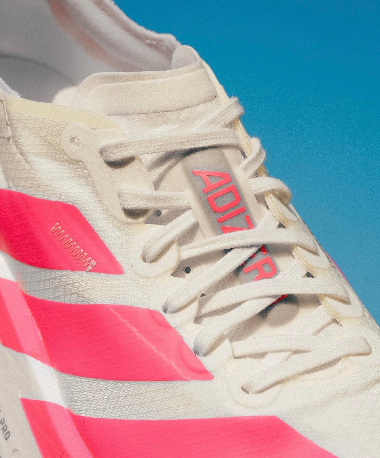 WMNs Adizero Adios Pro 4 White Pink