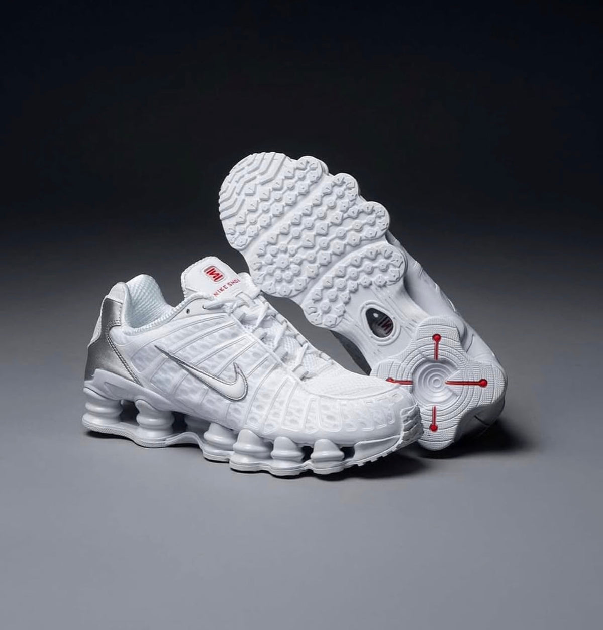 Shox TL White Metallic Silver