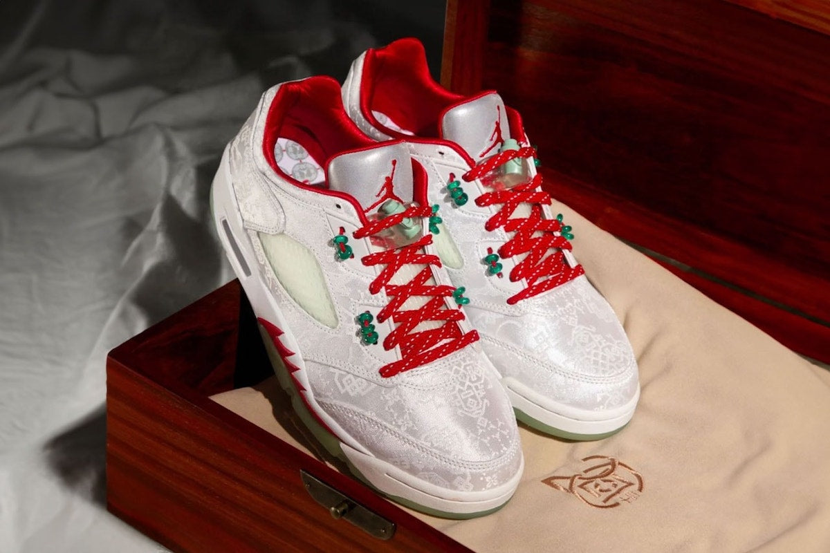 Clot x Air Jordan 5 Retro Low “ White Silk 20th Anniversary “