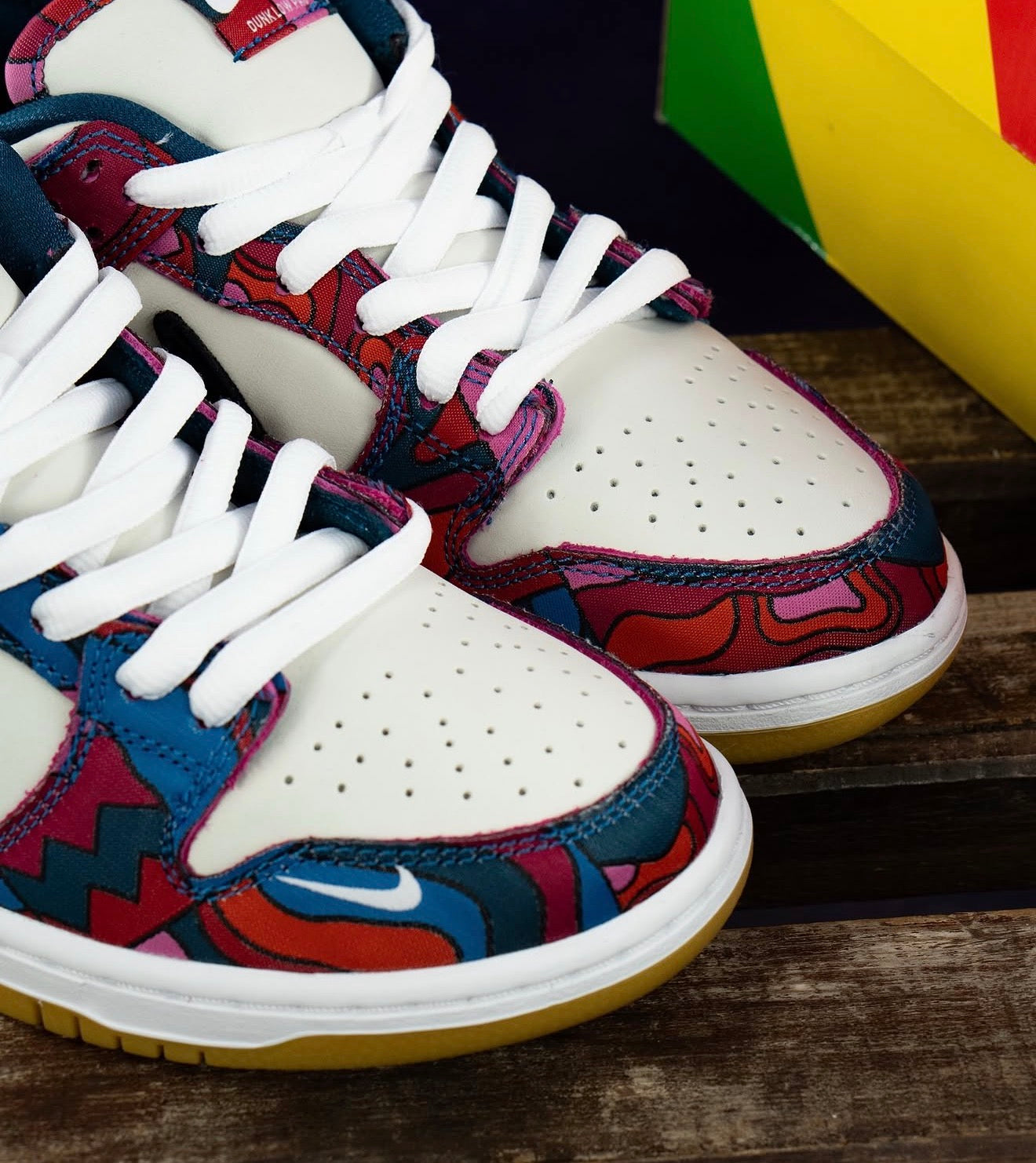 Sb Dunk Low Pro Parra Abstract Art