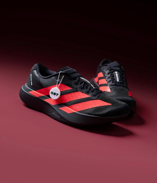 Adizero Evo SL Mercedes AMG Black Lucid Red