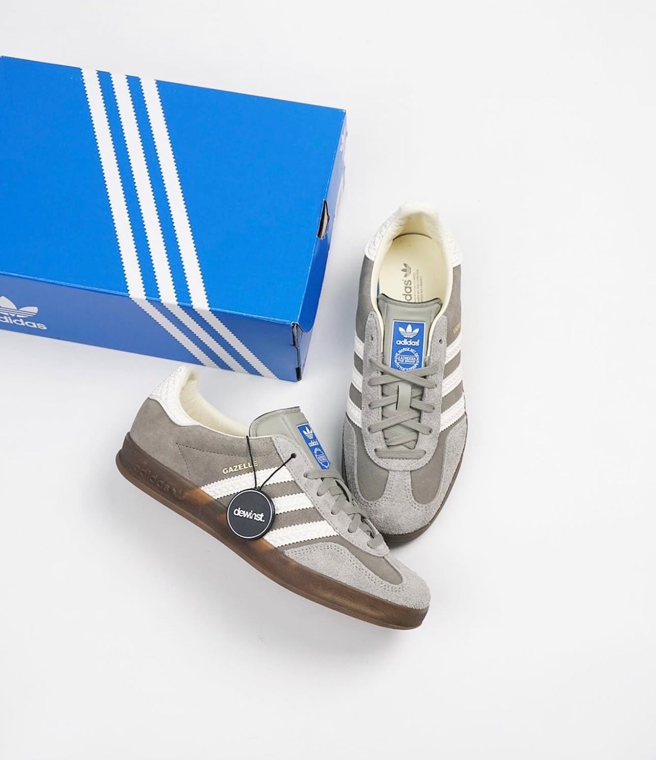 Gazelle Indoor Dark Grey White