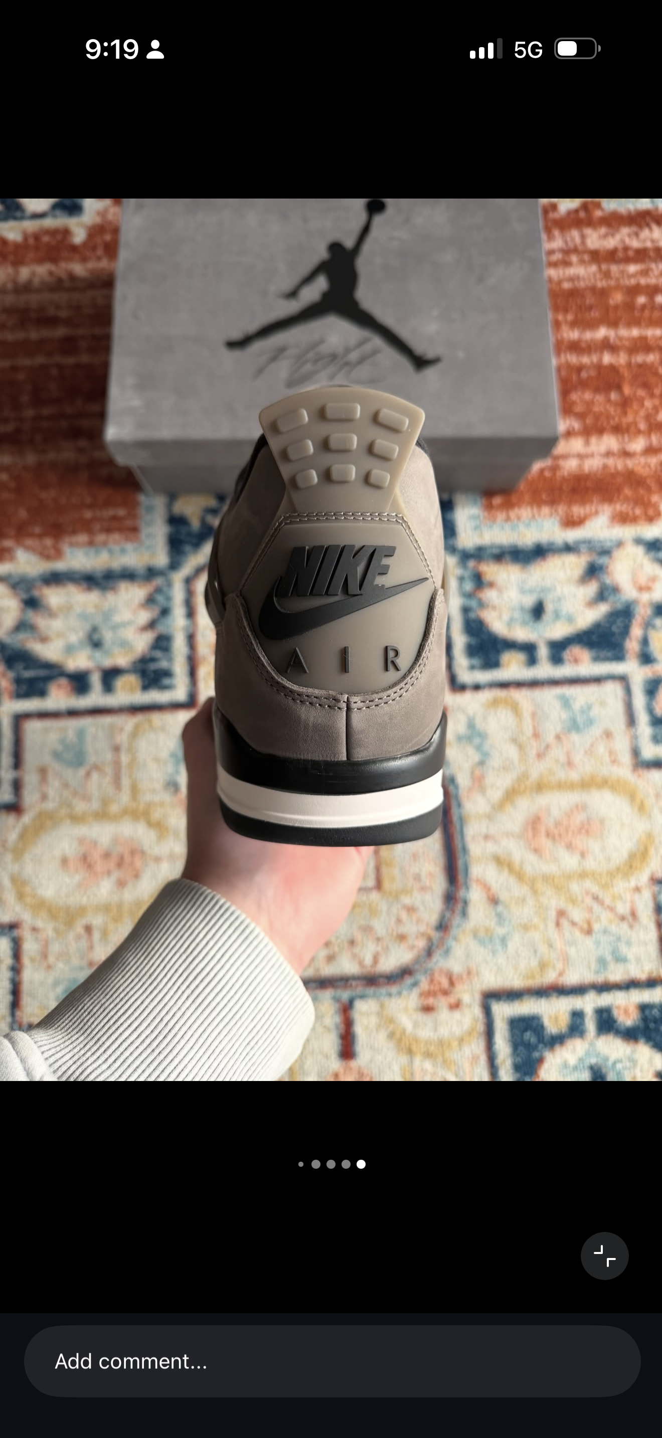 Air Jordan 4 Retro Cave Stone