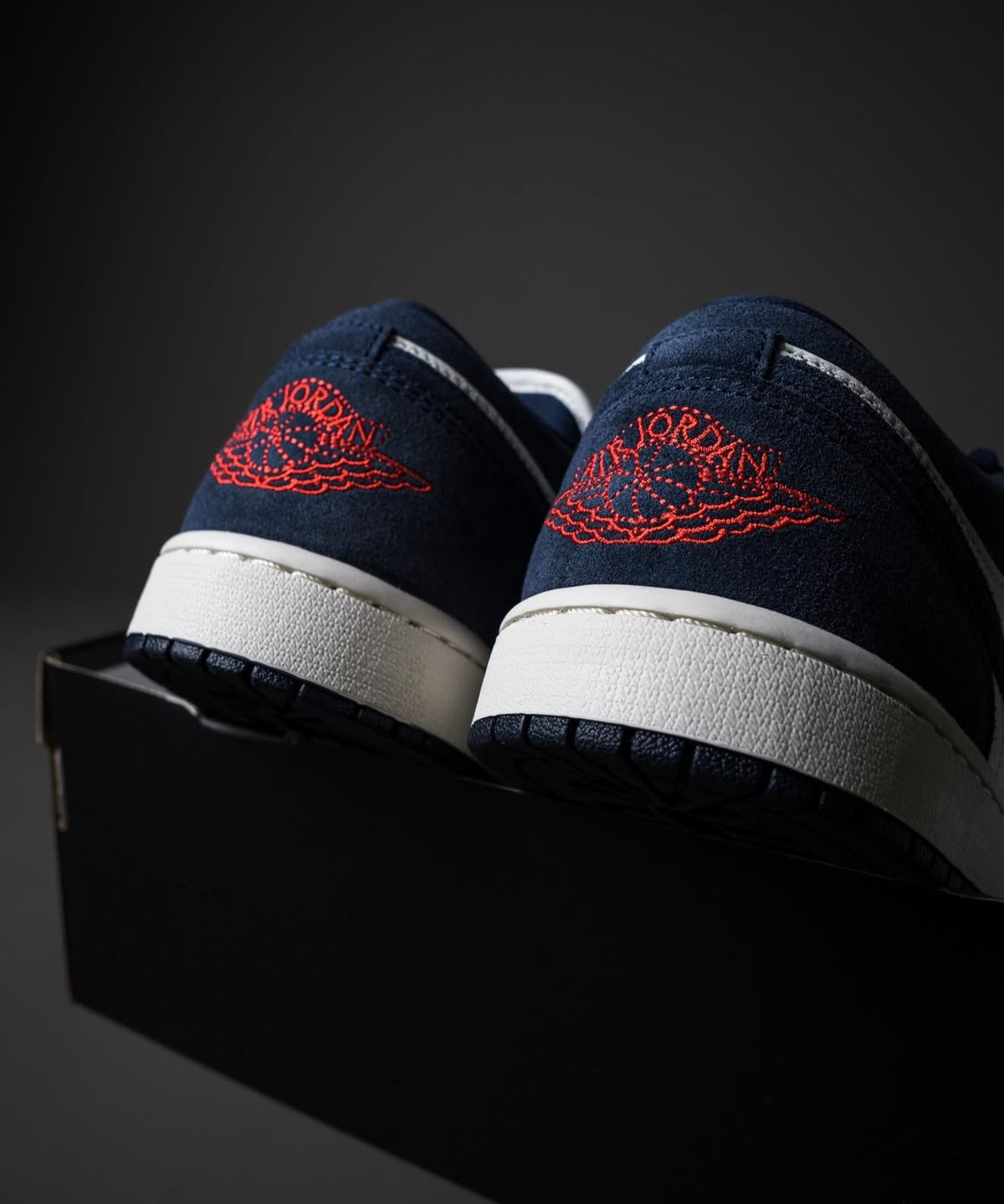 Air Jordan 1 Low Obsidian Suede