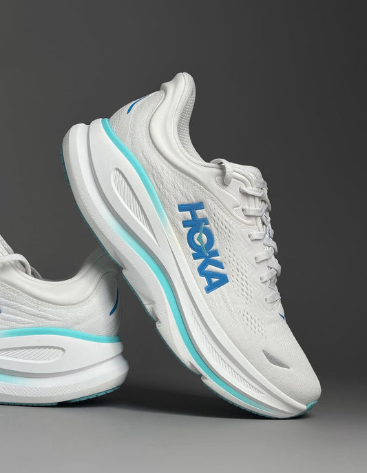 Hoka One One Bondi 9 White Hoka Blue