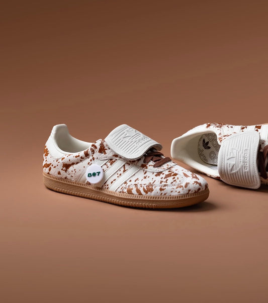 Samba LT Cow Print Brown White