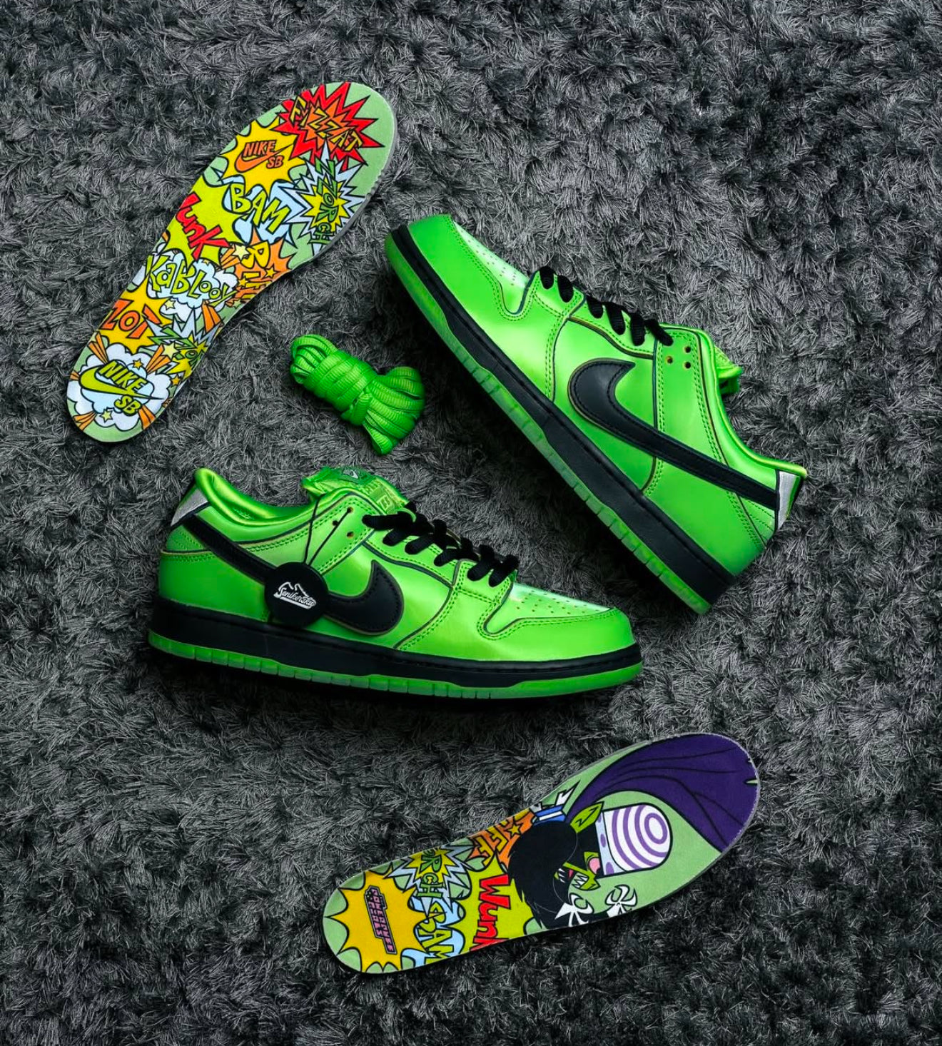 Powerpuff Girls x Dunk Low “ Buttercup “