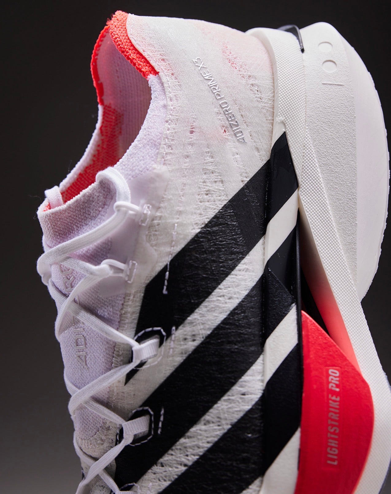 Adizero Prime X 3.0 Strung Cloud White Lucid Red