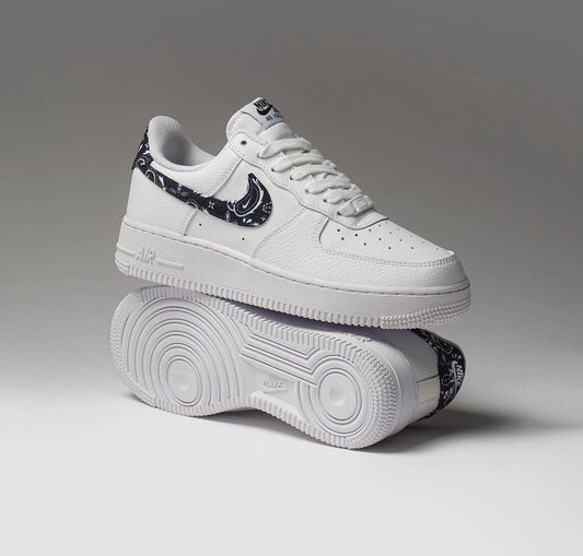 WMNs Airforce 1 Low Paisley White Black