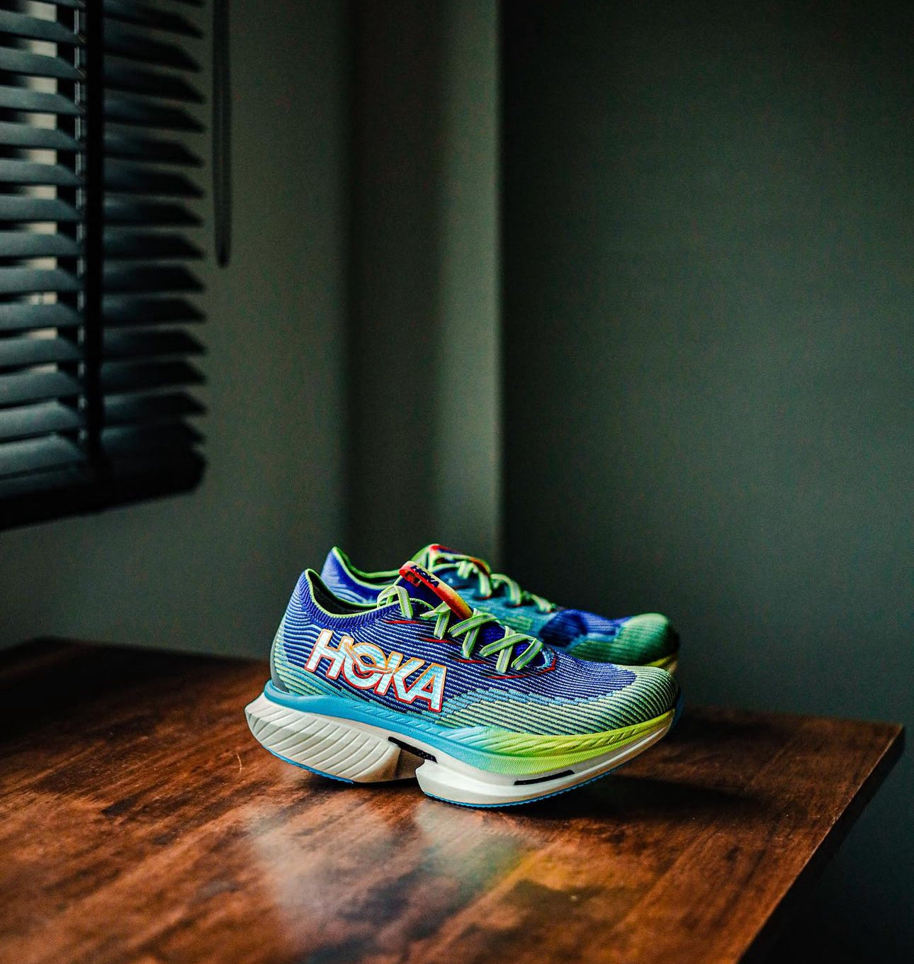 Hoka One One Cielo X1 Evening Sky Lettuce