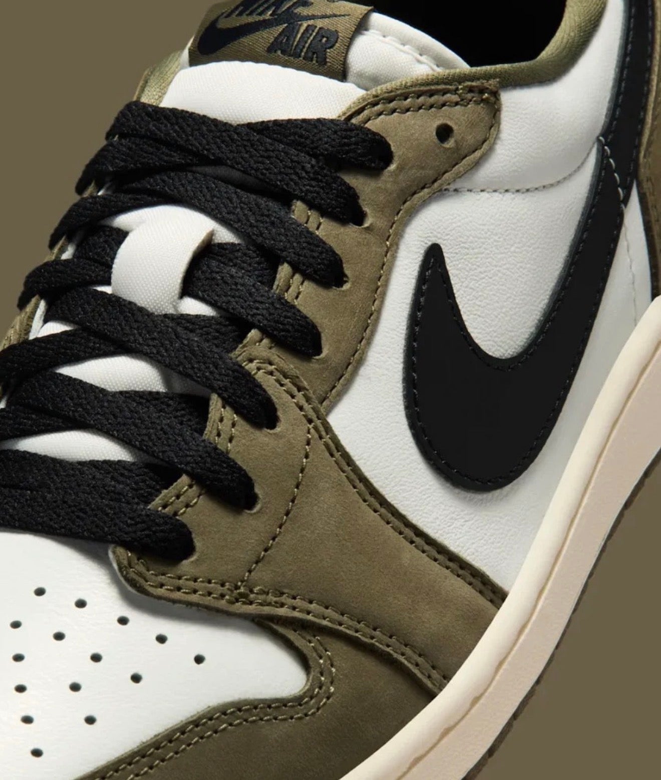 Air Jordan 1 Low Medium Olive