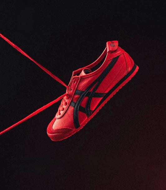 Mexico 66 Lace Up Classic Red Black