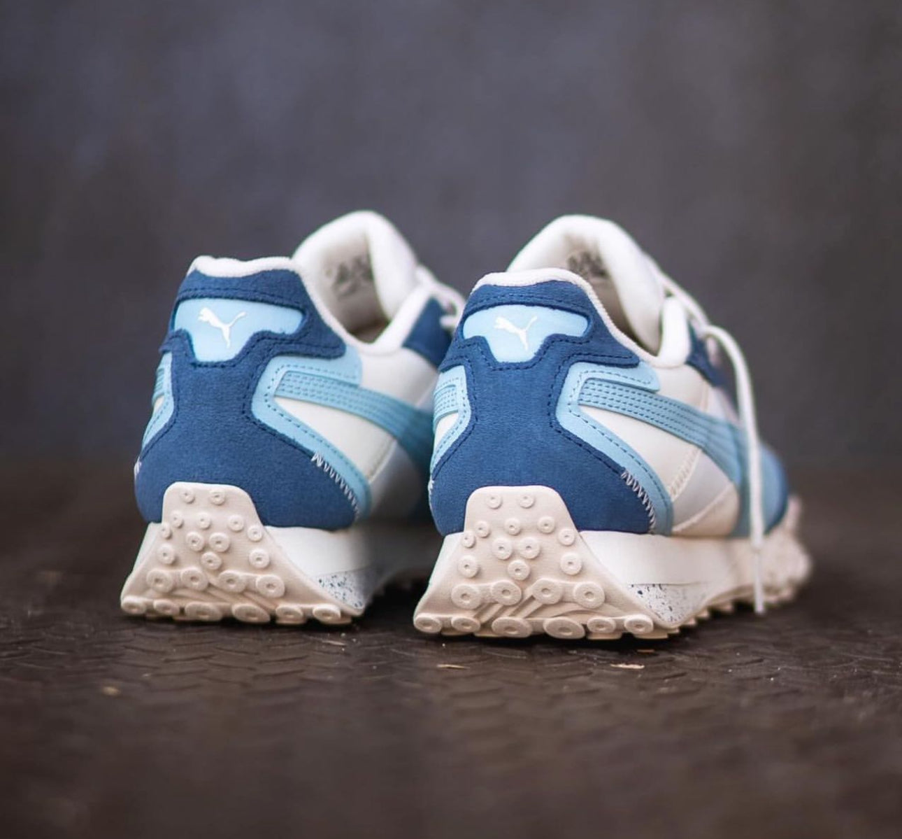 Puma blktop rider Warm White / Inky Blue