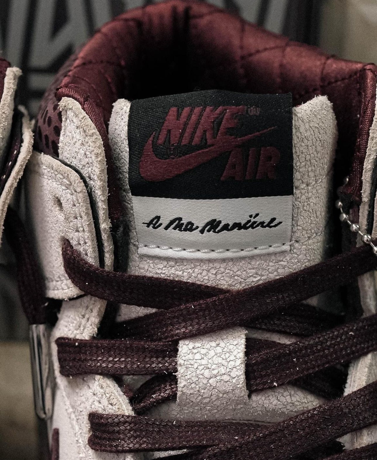 A Ma Maniere x Air Jordan 1 “Sail and Burgundy”