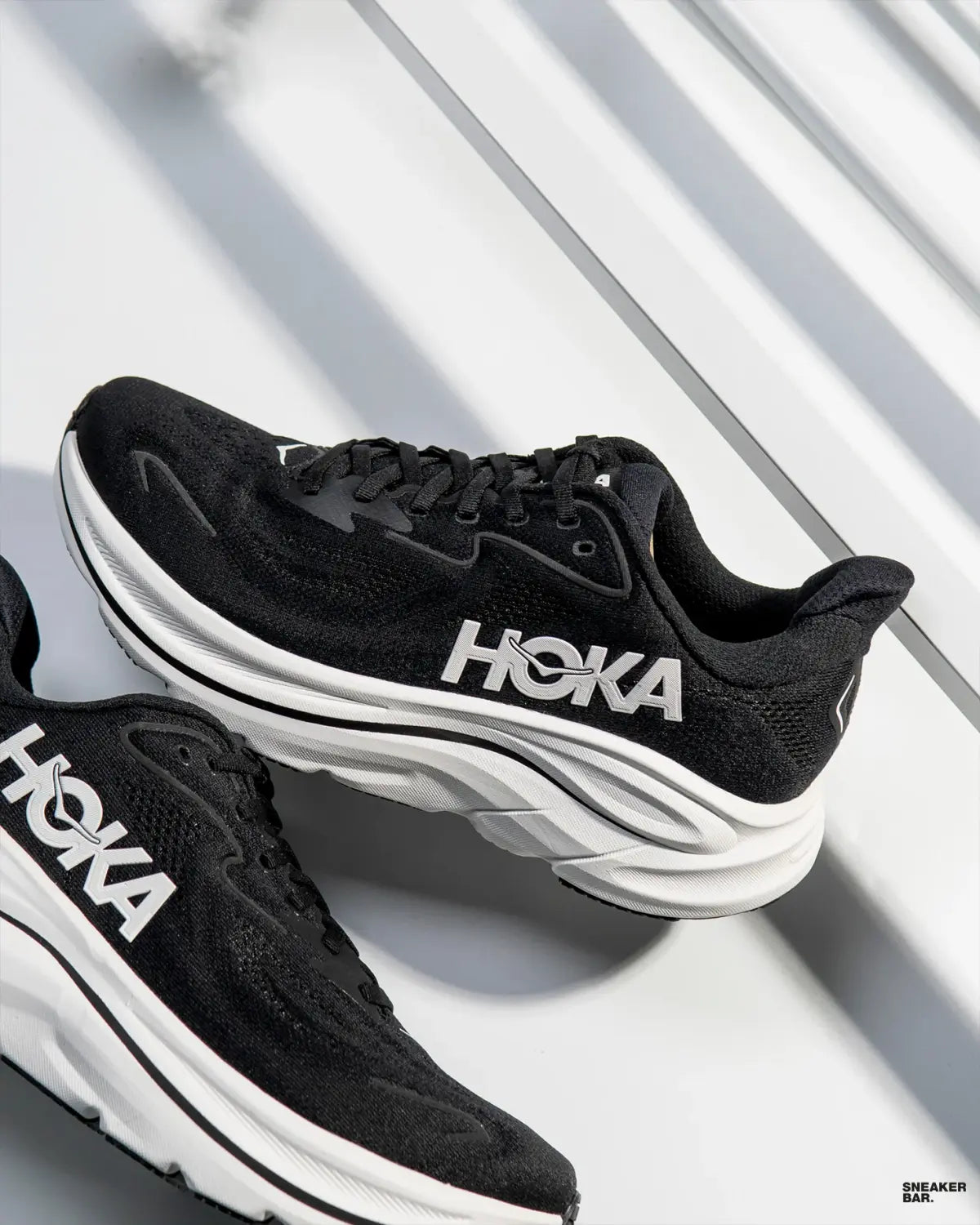 Hoka One One Clifton 10 Black White