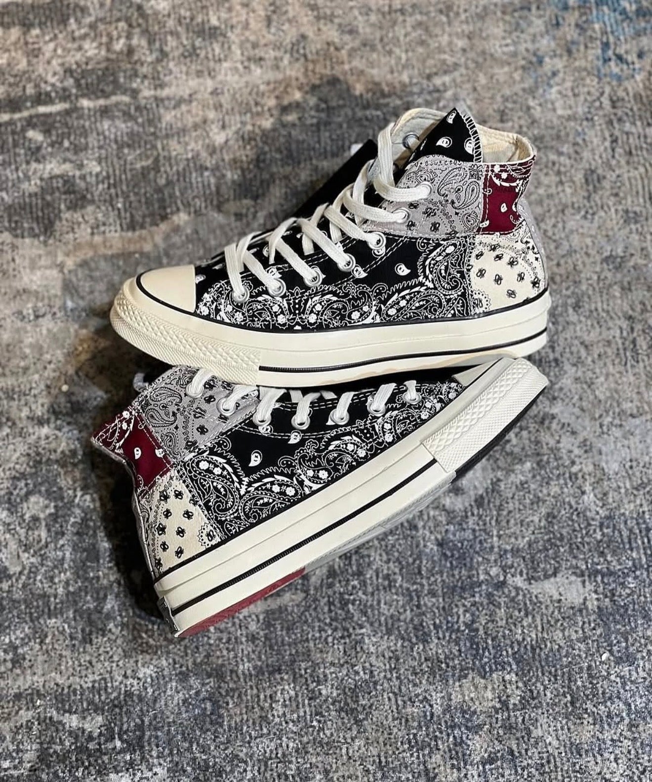 Converse Chuck Taylor All Star 70 Hi Offspring Paisley Black