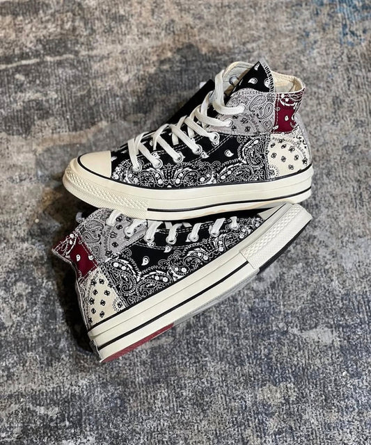 Converse Chuck Taylor All Star 70 Hi Offspring Paisley Black