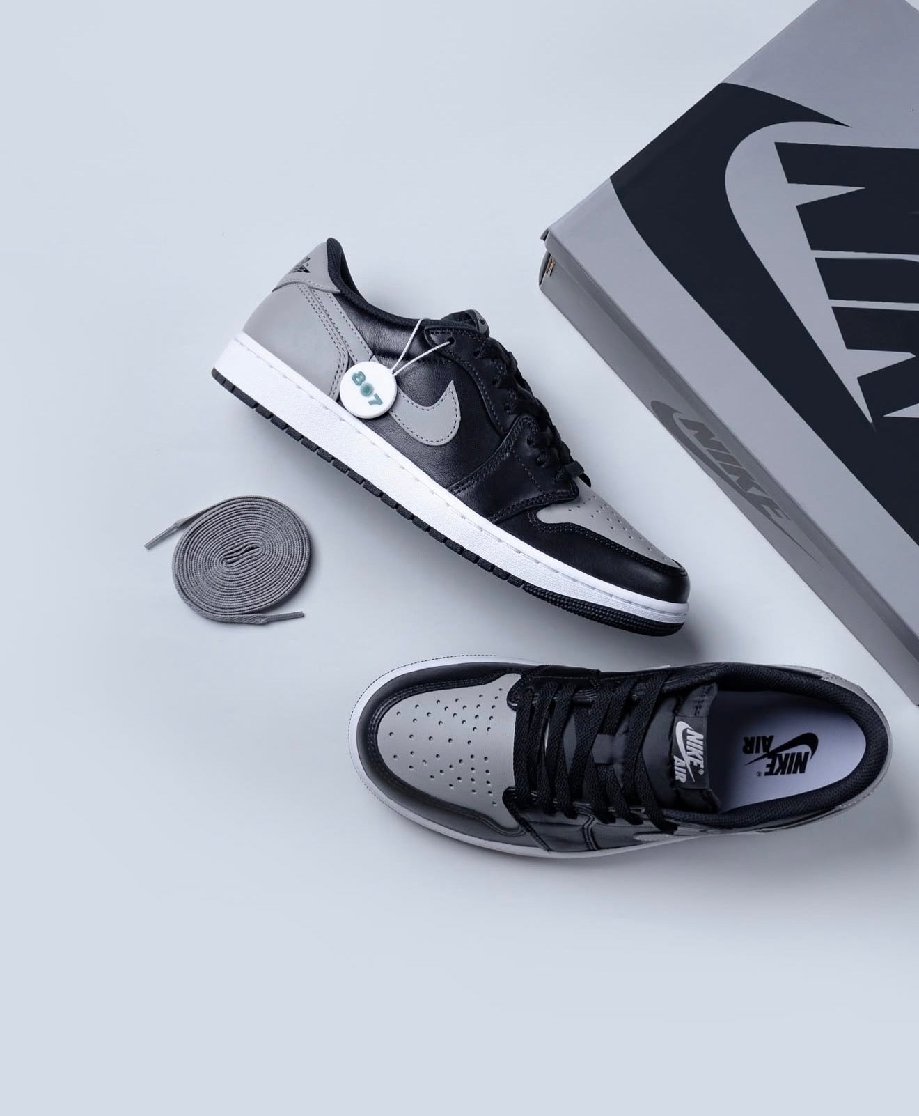 Air Jordan 1 Low Shadow Black