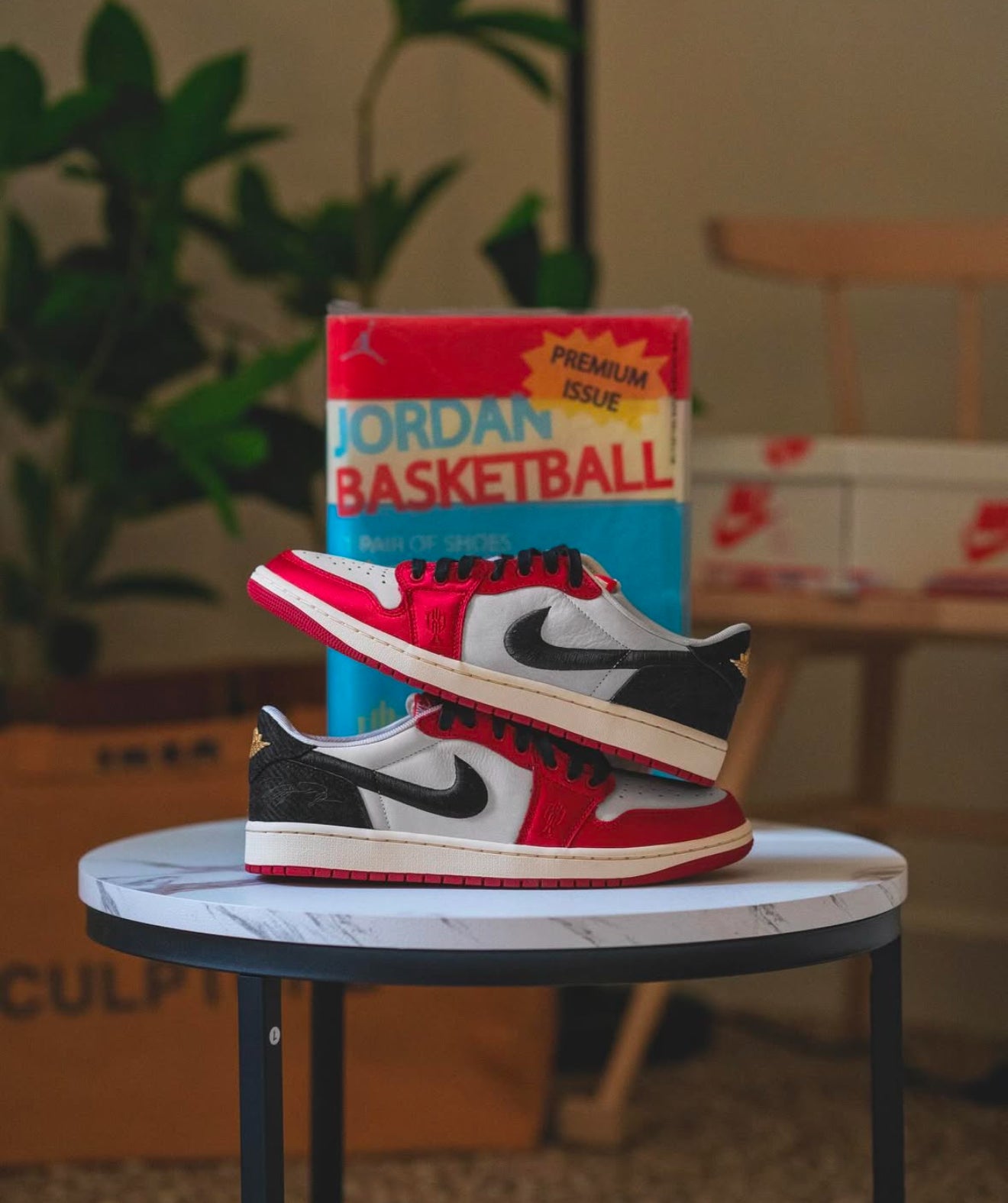 Air Jordan 1 Low x Trophy Room - Varsity Red