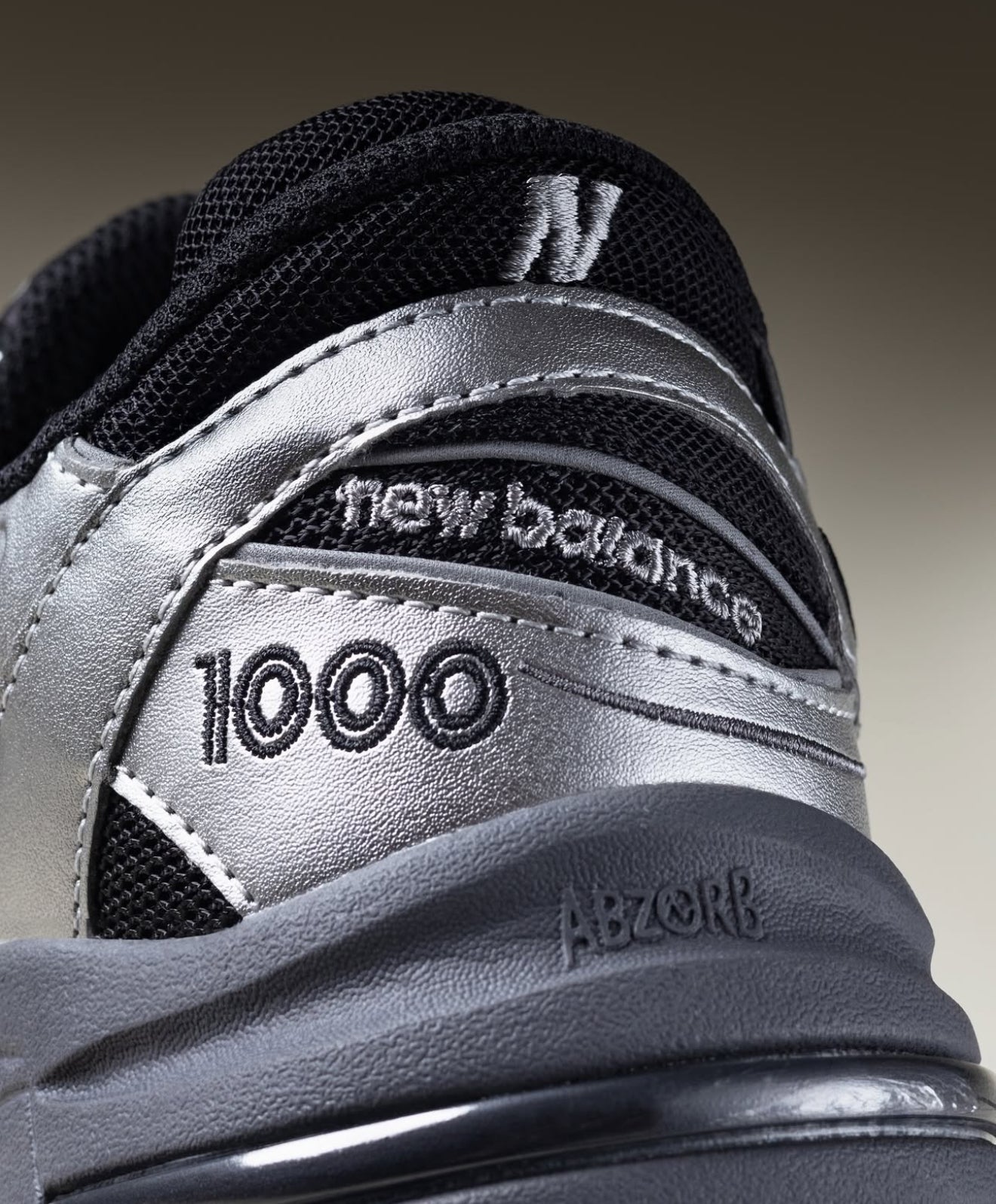 NB Balance 1000 Black Silver Metallic