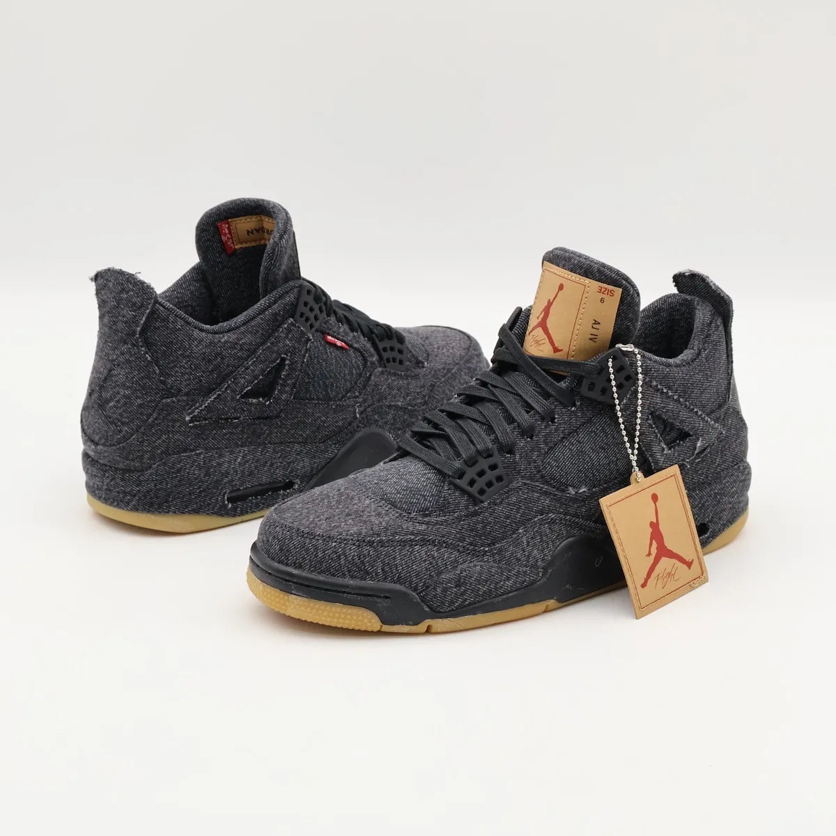 Levis x Air Jordan 4 Retro Black Denim