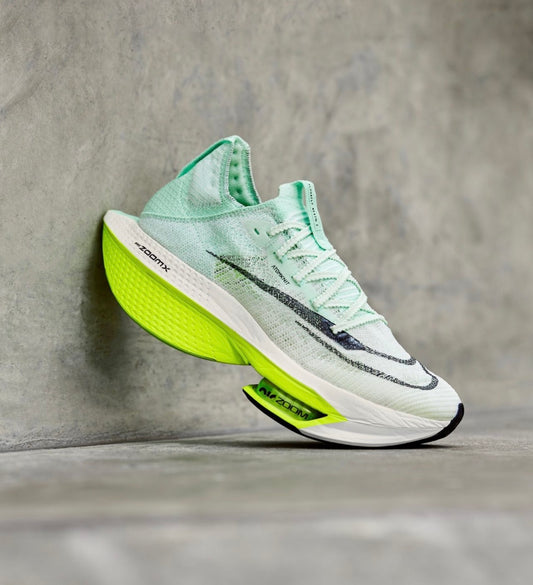 Air Zoom Alphafly Next % 2 “ White Neon “