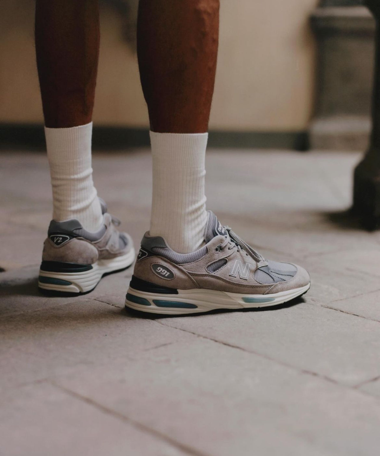 New Balance 991v2 MiUK Rock Ridge Grey