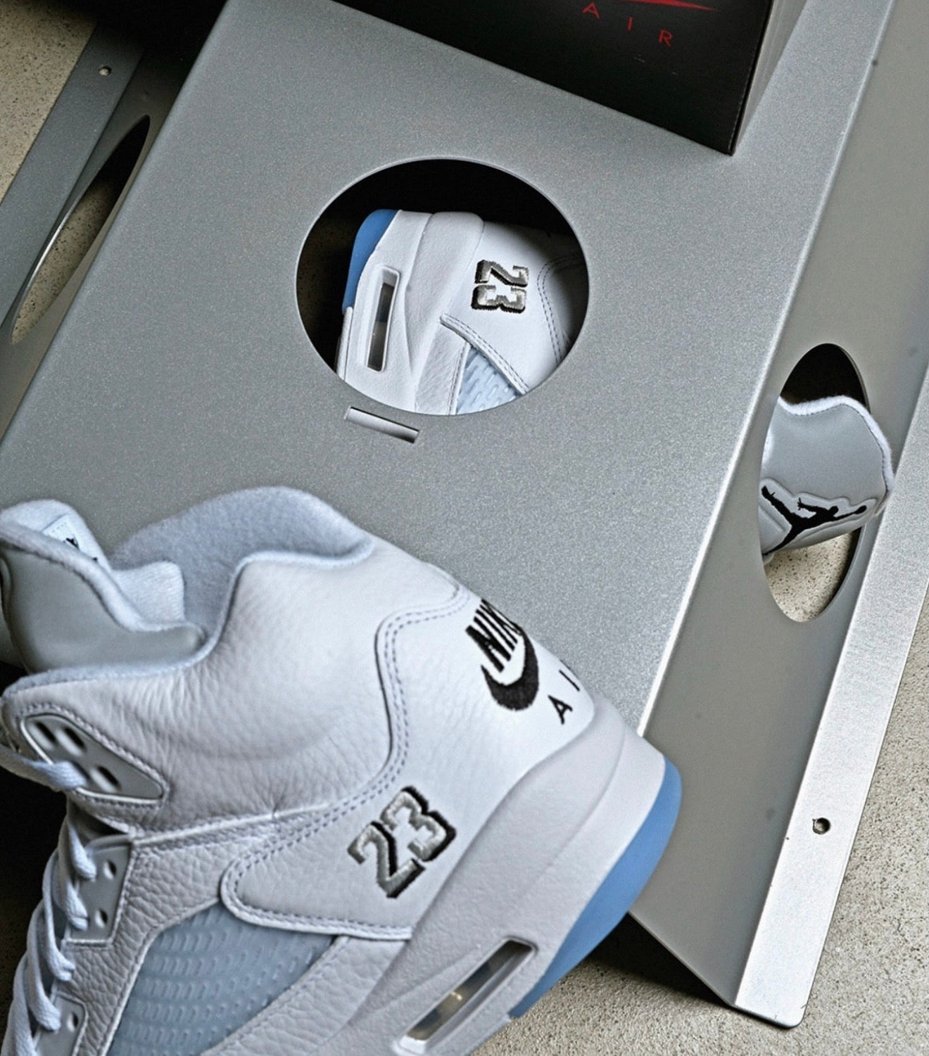 Air Jordan 5 Retro White Metallic