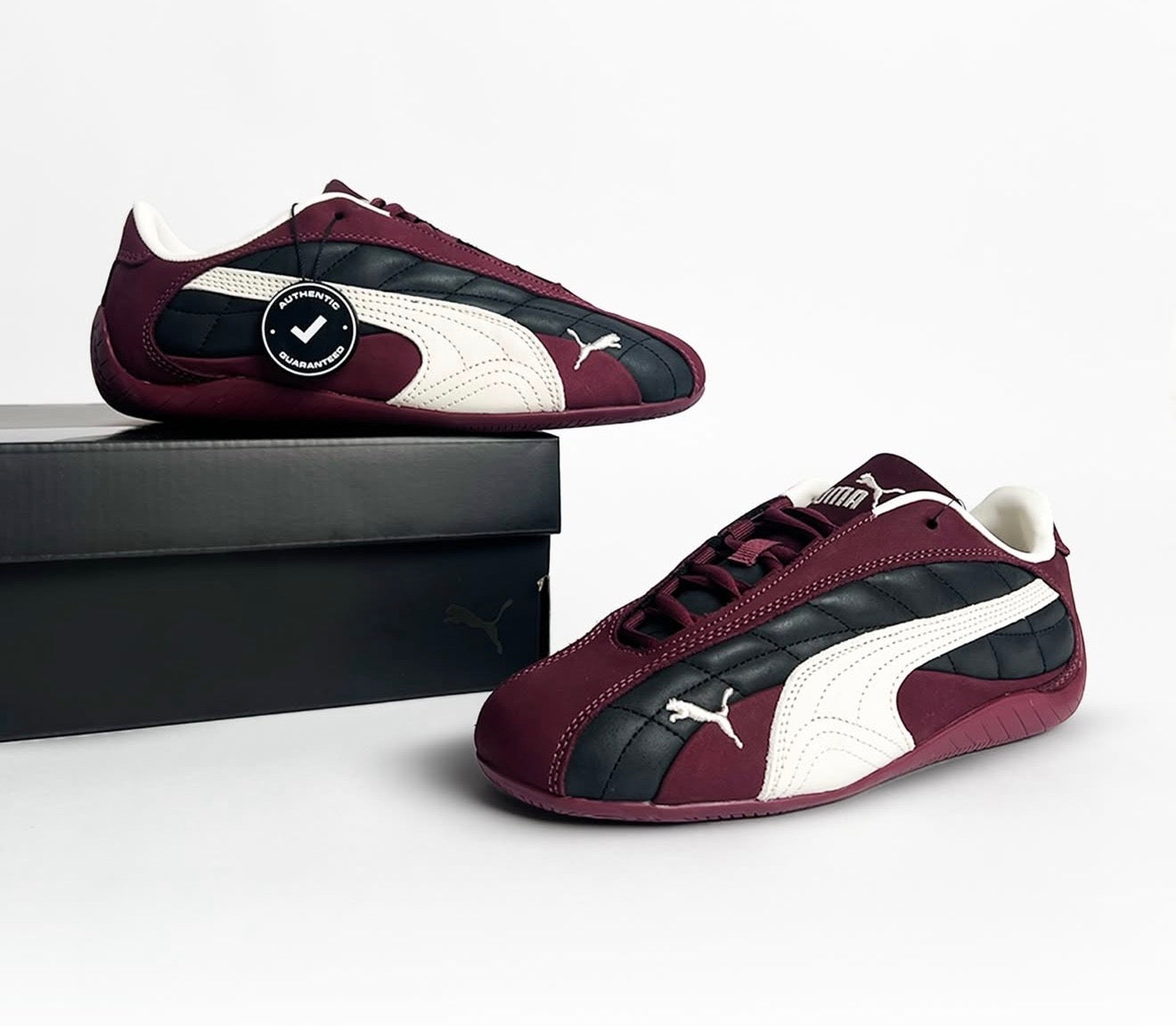 Speedcat Plus Quilted Ruby Shimmer White