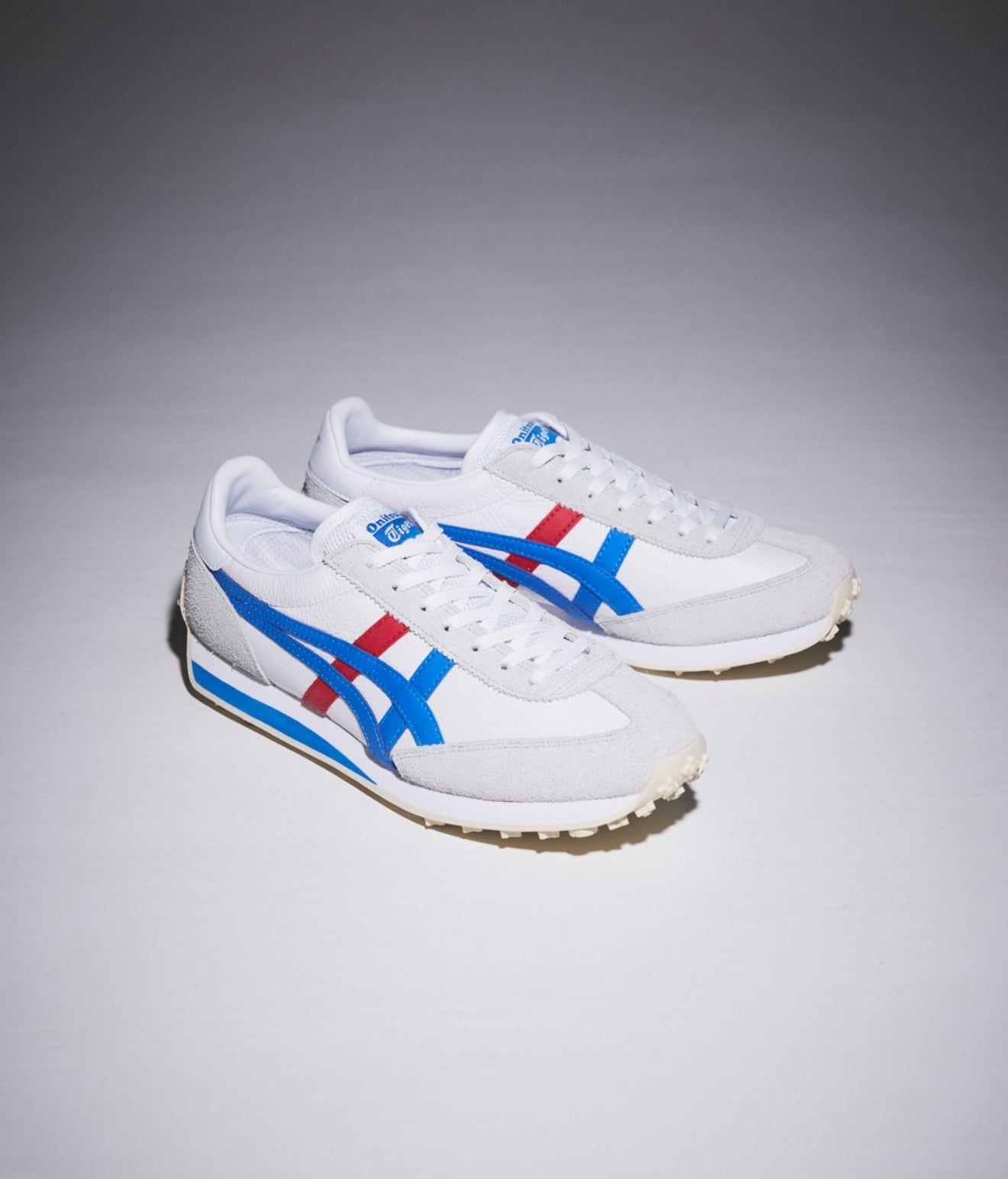 EDR 78 Lace Up White Directoire Blue Red