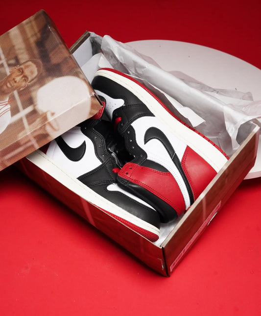 Air Jordan 1 High Retro Bred Toe Reimagined